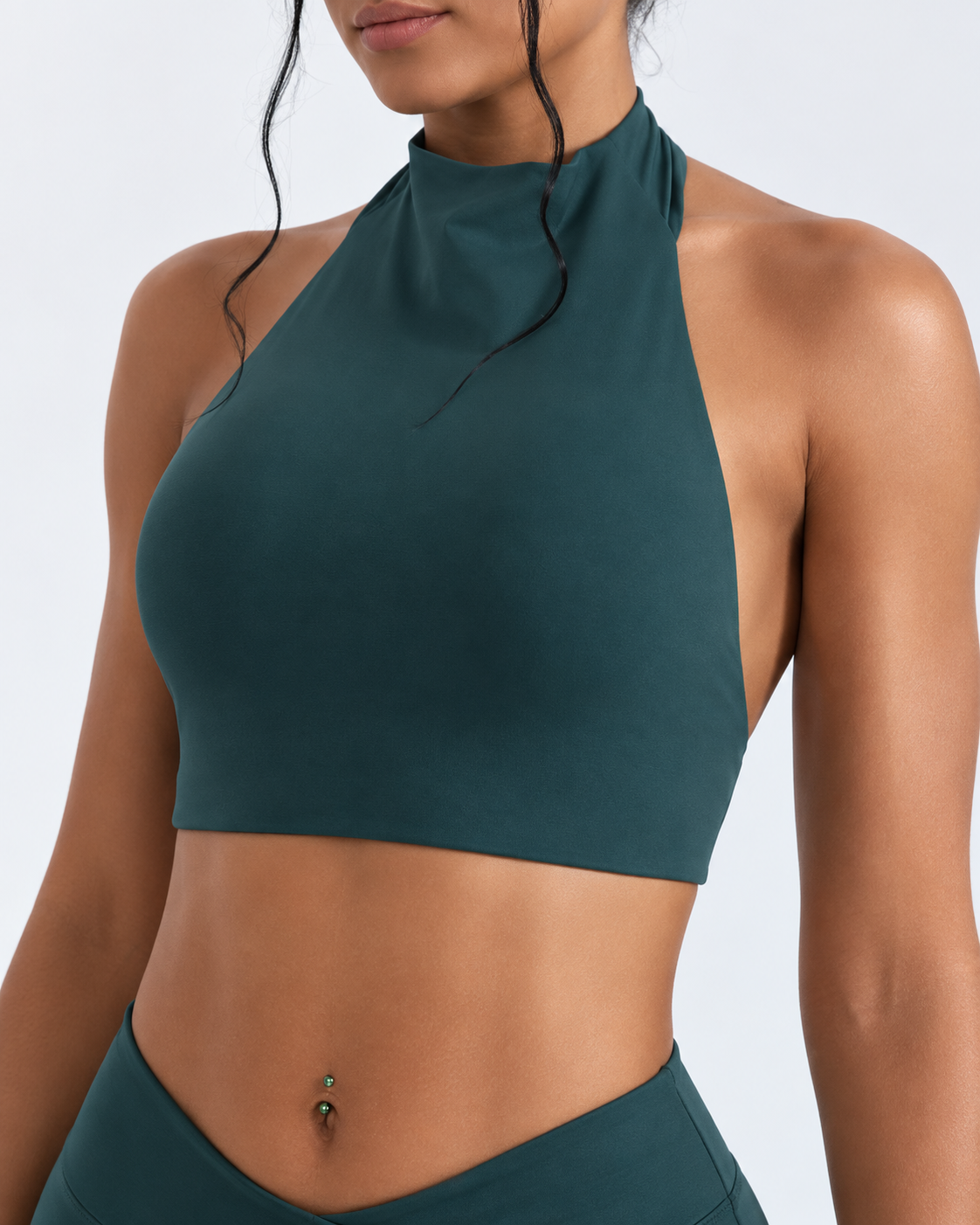 Top halter VERDE