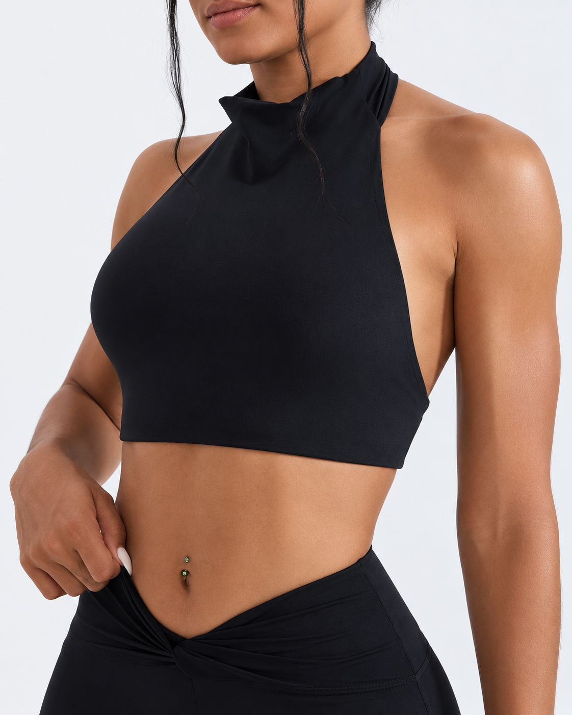 Top halter NEGRO