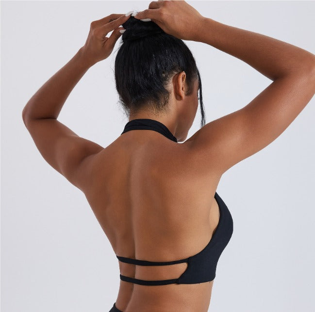 Top halter NEGRO