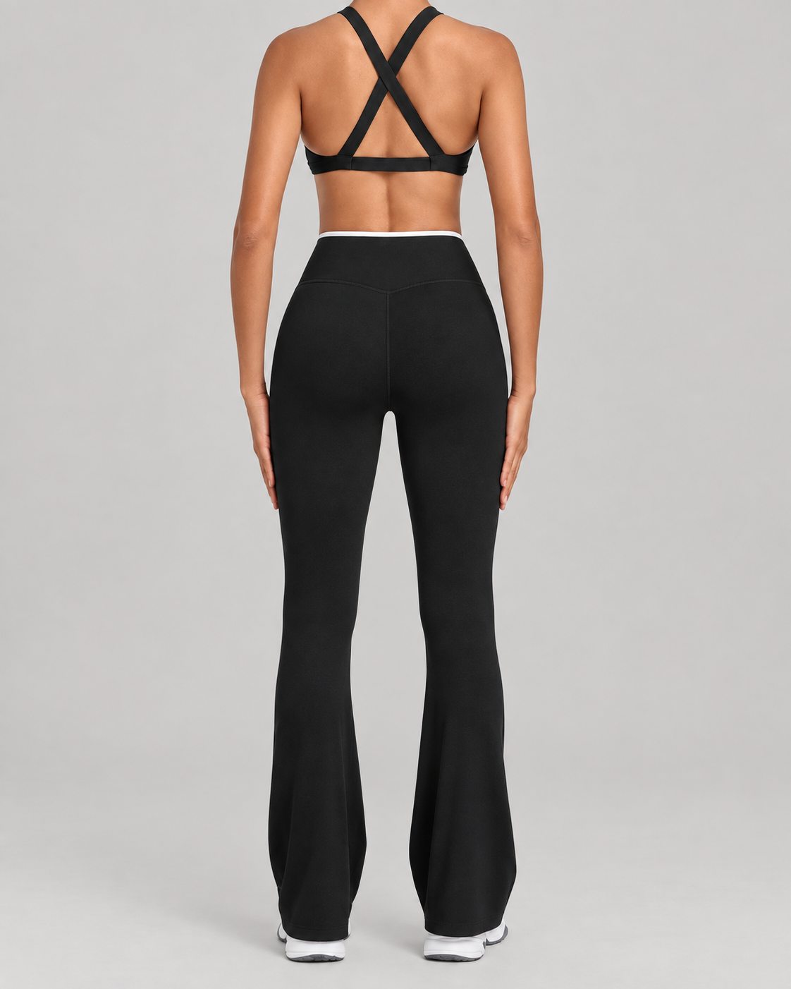 Set pantalon + top  premium NEGRO